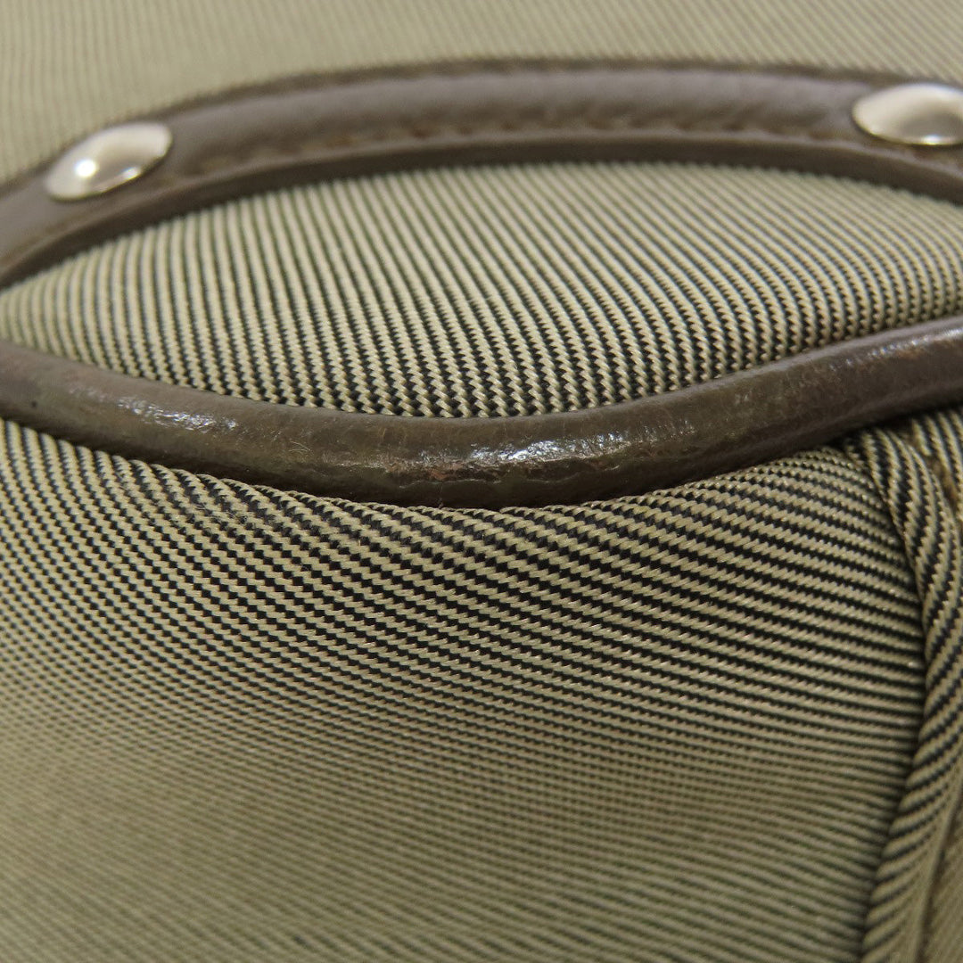 BURBERRY Shoulder Bag canvas Brown Nova Check Women Used Authentic