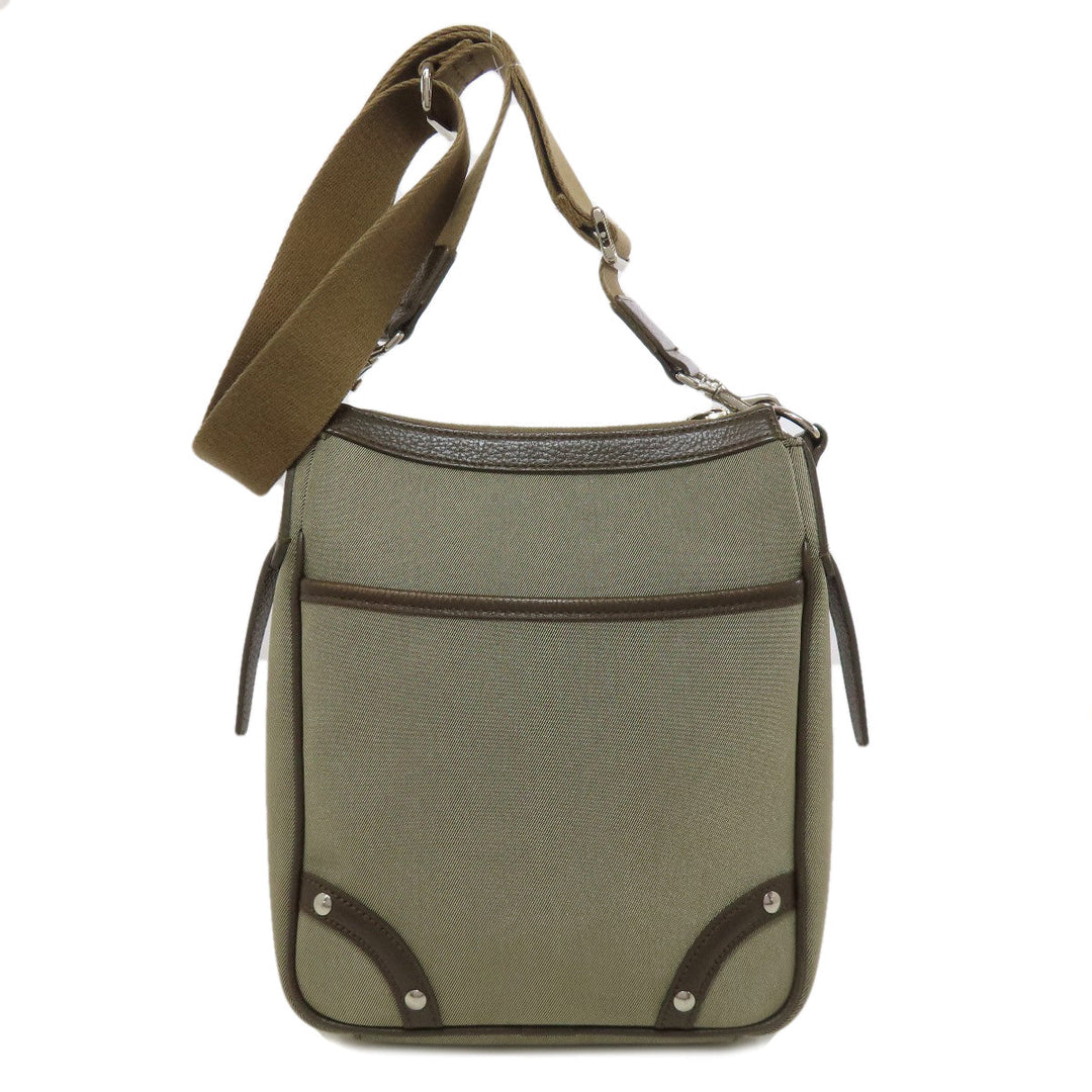 BURBERRY Shoulder Bag canvas Brown Nova Check Women Used Authentic