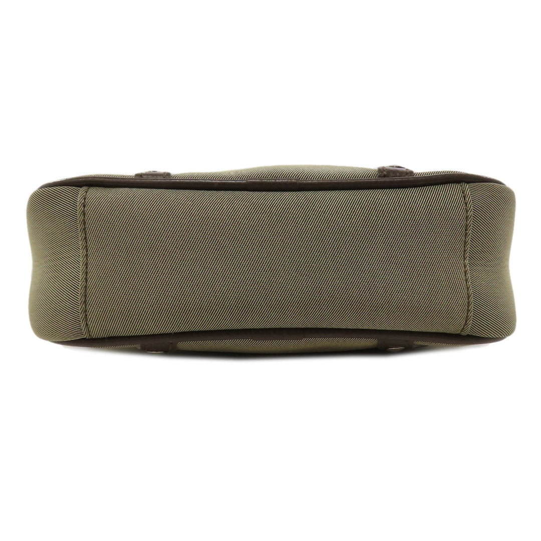 BURBERRY Shoulder Bag canvas Brown Nova Check Women Used Authentic