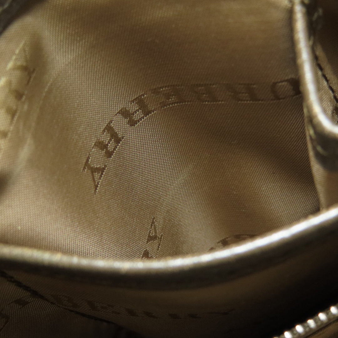 BURBERRY Shoulder Bag canvas Brown Nova Check Women Used Authentic