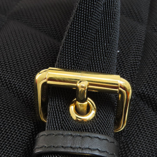 BURBERRY Backpack Nylon pink logo Women Used Authentic