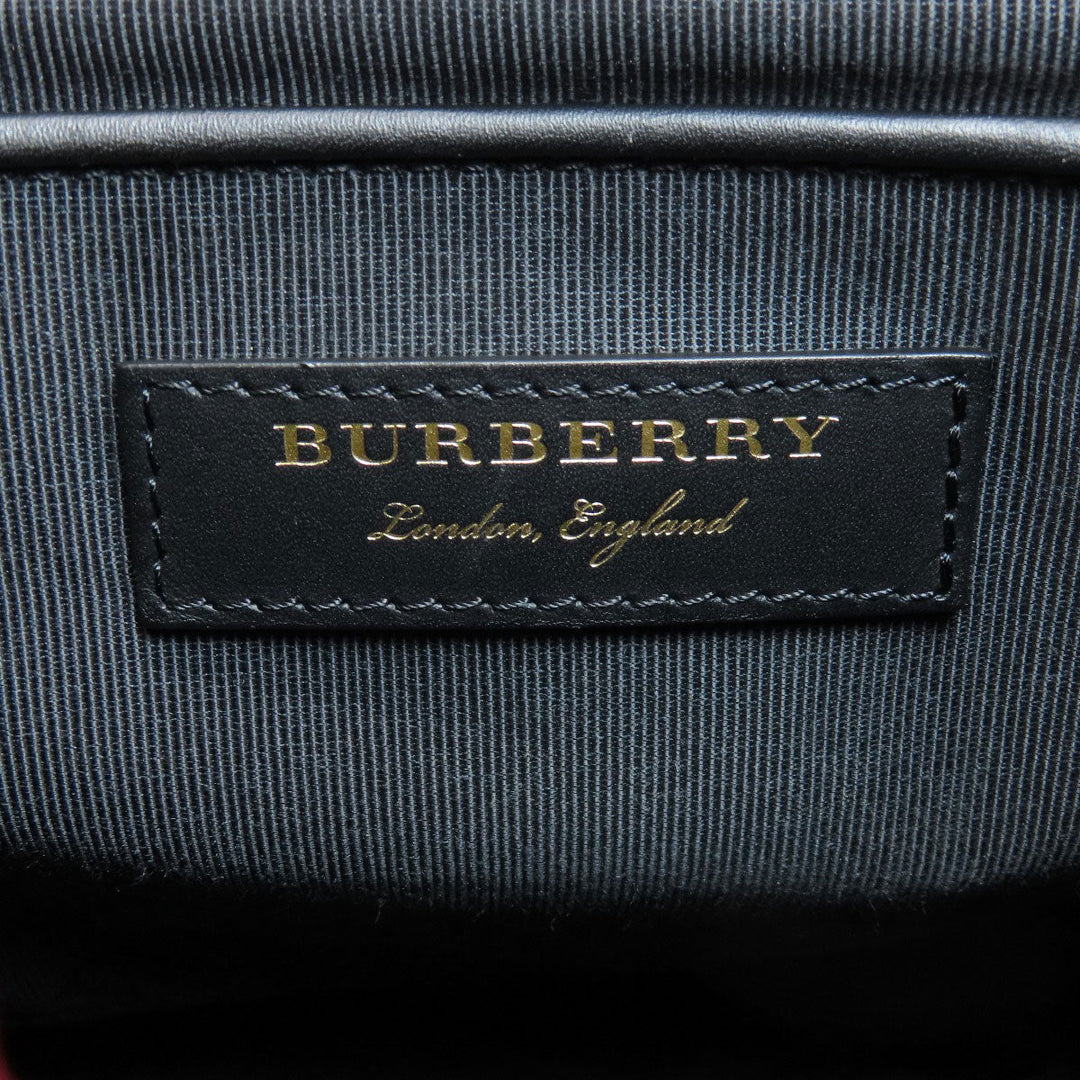 BURBERRY Backpack Nylon pink logo Women Used Authentic