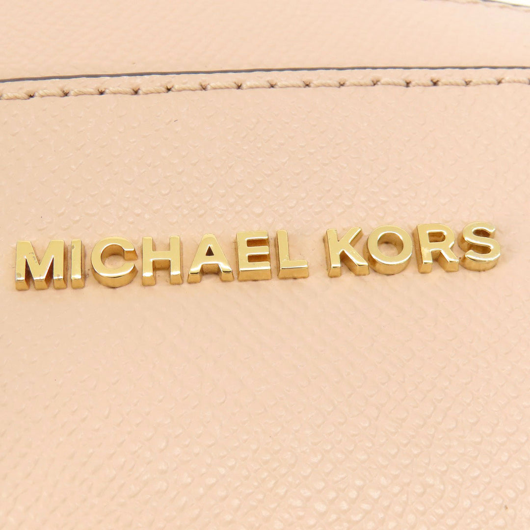 MICHAEL KORS Shoulder Bag leather pink ChainShoulder Women Used Authentic