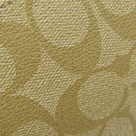 COACH Handbag PVC, Leather beige Signature 2WAY Women Used Authentic