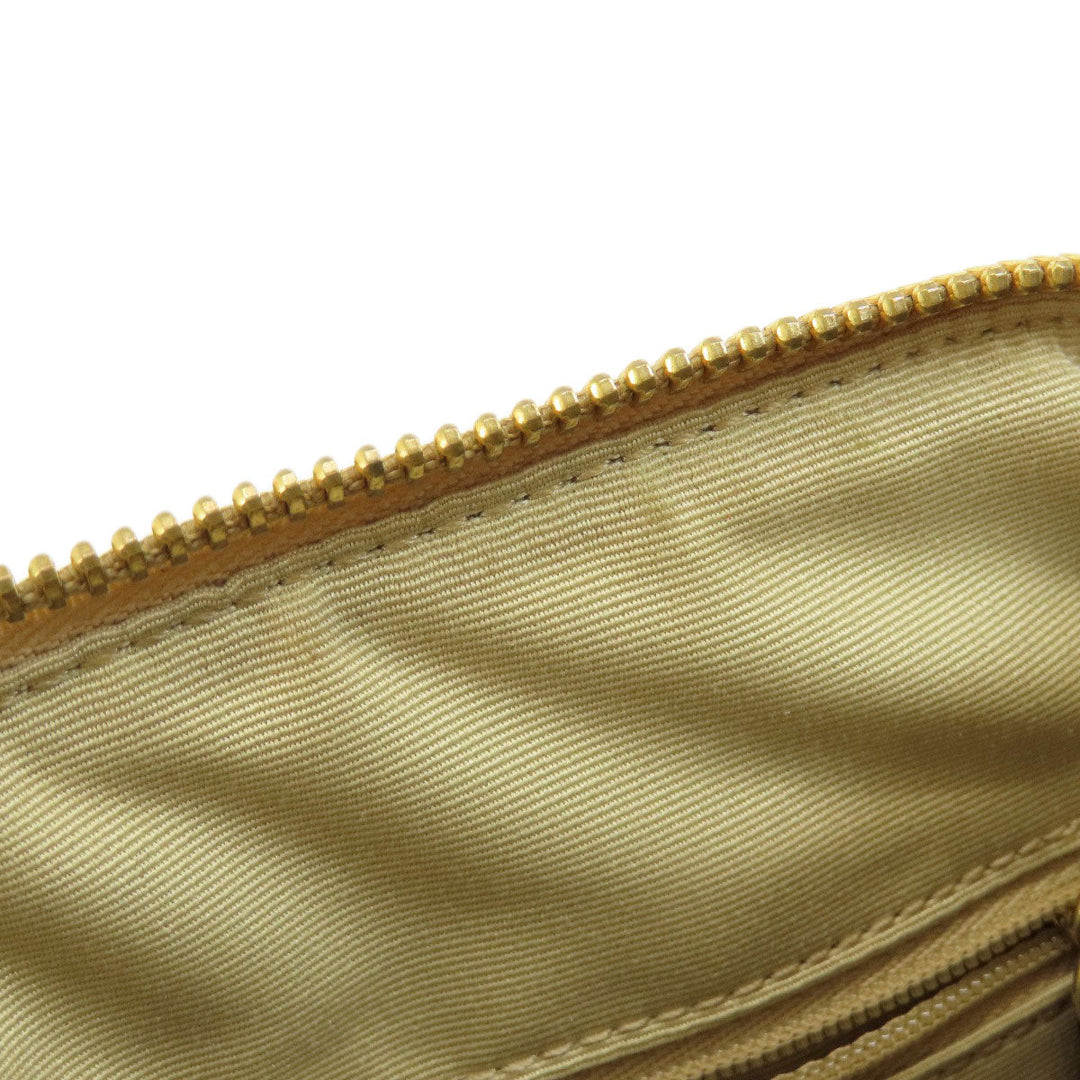 COACH Handbag PVC, Leather beige Signature 2WAY Women Used Authentic