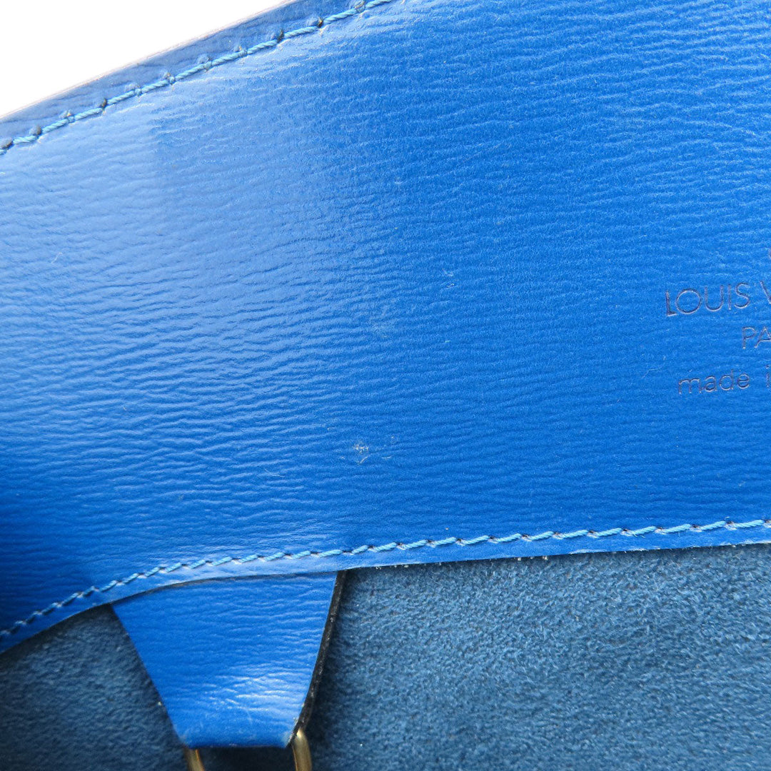 LOUIS VUITTON Tote Bag M52255 Epi blue Cluny Toledo Blue Women Used Authentic