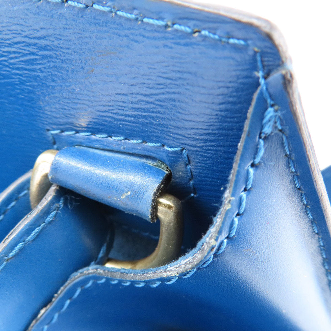 LOUIS VUITTON Tote Bag M52255 Epi blue Cluny Toledo Blue Women Used Authentic