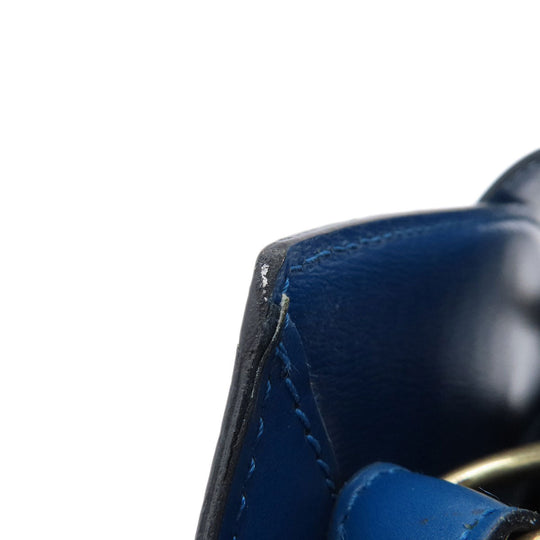 LOUIS VUITTON Tote Bag M52255 Epi blue Cluny Toledo Blue Women Used Authentic