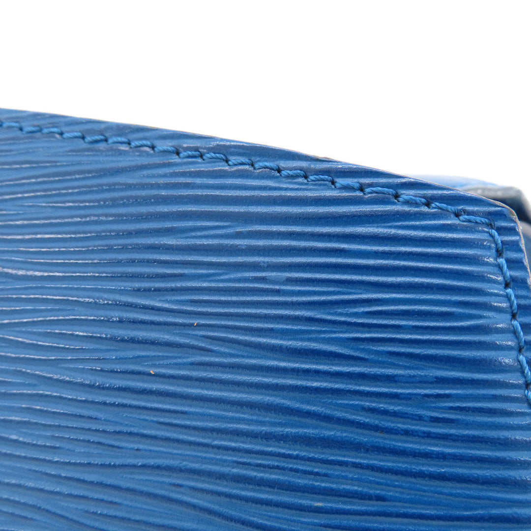 LOUIS VUITTON Tote Bag M52255 Epi blue Cluny Toledo Blue Women Used Authentic