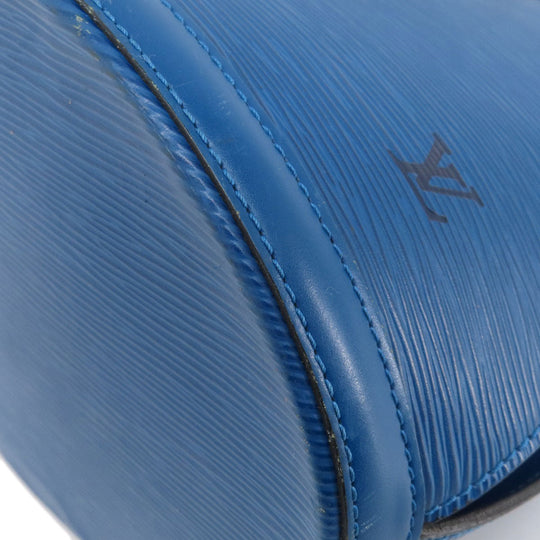 LOUIS VUITTON Tote Bag M52255 Epi blue Cluny Toledo Blue Women Used Authentic