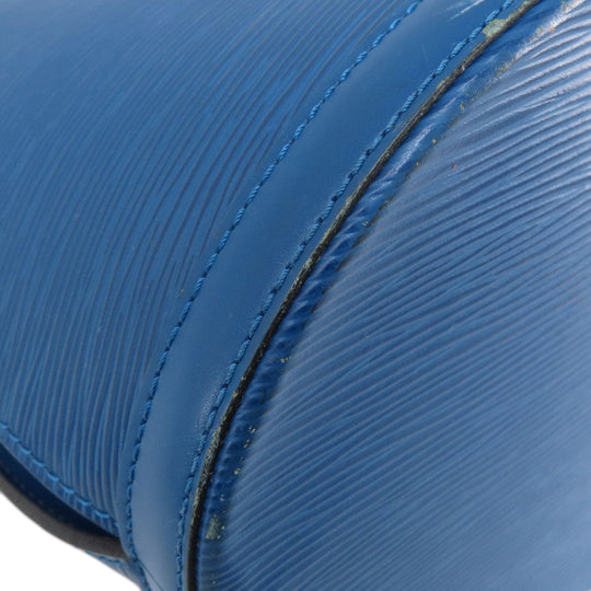 LOUIS VUITTON Tote Bag M52255 Epi blue Cluny Toledo Blue Women Used Authentic