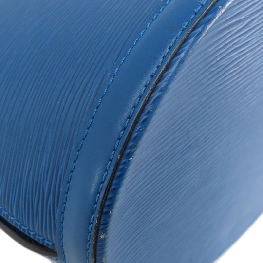 LOUIS VUITTON Tote Bag M52255 Epi blue Cluny Toledo Blue Women Used Authentic