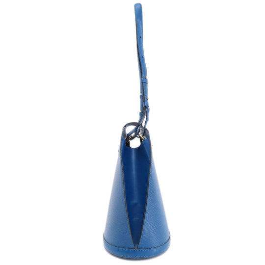 LOUIS VUITTON Tote Bag M52255 Epi blue Cluny Toledo Blue Women Used Authentic