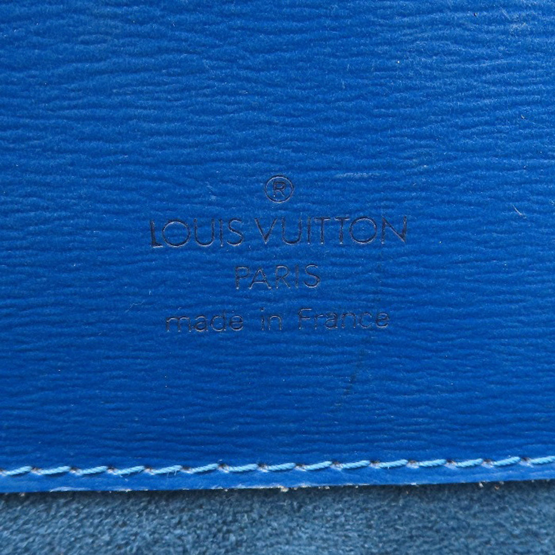 LOUIS VUITTON Tote Bag M52255 Epi blue Cluny Toledo Blue Women Used Authentic