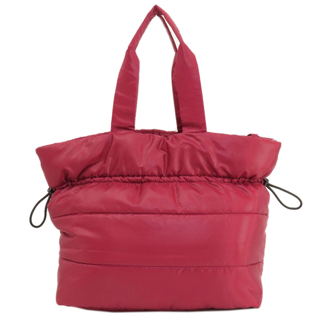 MICHAEL KORS Tote Bag Nylon Red 2WAY Women Used Authentic