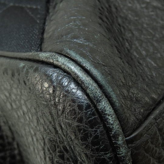 COACH Backpack F31319 Nylon, Leather black camouflage unisex(Unisex) Used Authentic