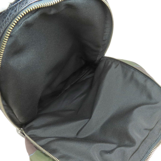 COACH Backpack F31319 Nylon, Leather black camouflage unisex(Unisex) Used Authentic