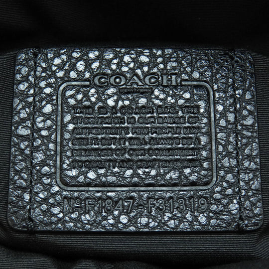 COACH Backpack F31319 Nylon, Leather black camouflage unisex(Unisex) Used Authentic