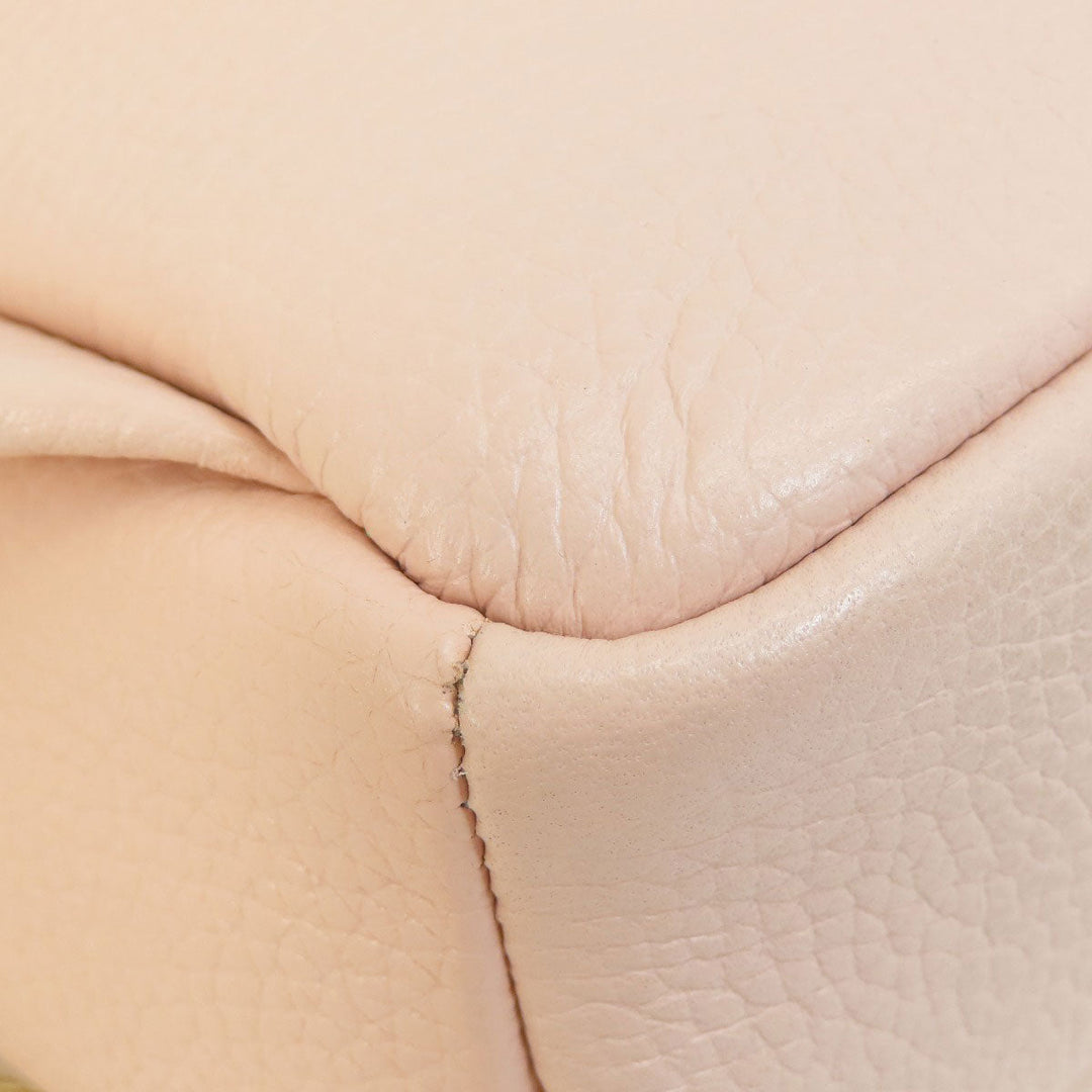 MICHAEL KORS Backpack leather pink logo Women Used Authentic