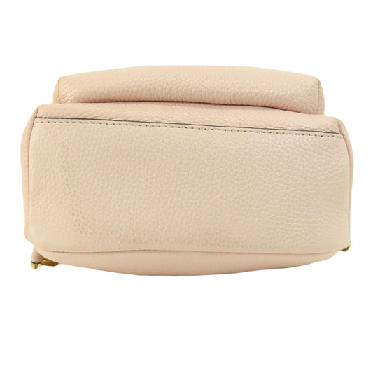 MICHAEL KORS Backpack leather pink logo Women Used Authentic