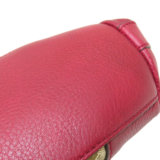 GUCCI Shoulder Bag 326514 canvas Brown GG one belt Women Used Authentic