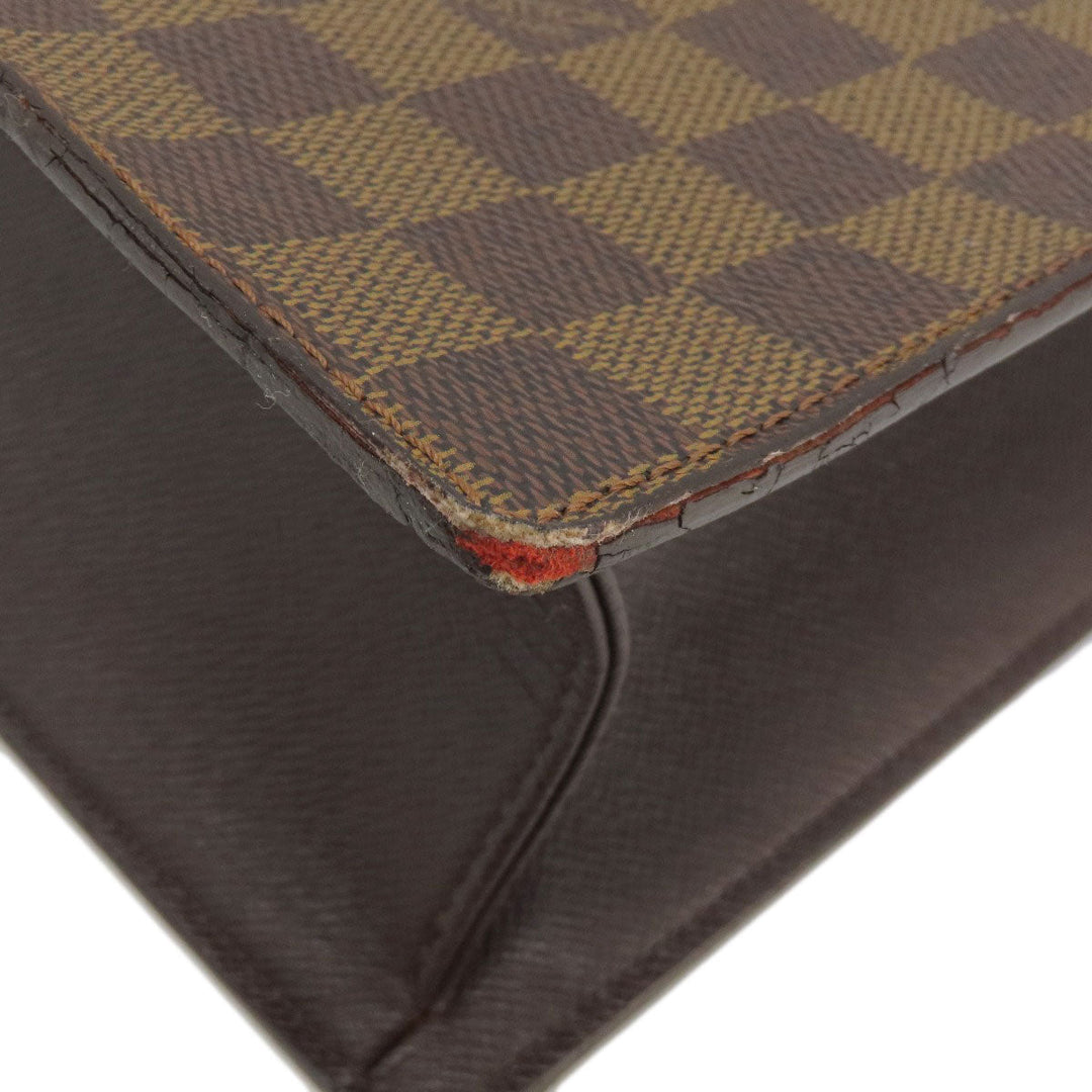 LOUIS VUITTON Tote Bag N51145 Damier canvas Brown ƒ”ƒFƒjƒX Damier ƒGƒxƒk Women Used Authentic