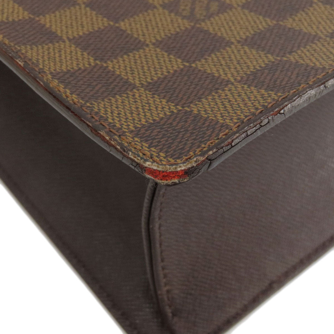 LOUIS VUITTON Tote Bag N51145 Damier canvas Brown ƒ”ƒFƒjƒX Damier ƒGƒxƒk Women Used Authentic