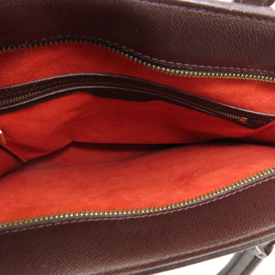 LOUIS VUITTON Tote Bag N51145 Damier canvas Brown ƒ”ƒFƒjƒX Damier ƒGƒxƒk Women Used Authentic