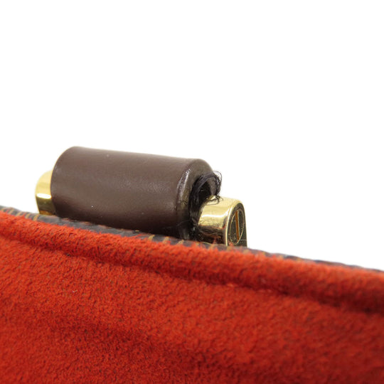 LOUIS VUITTON Tote Bag N51128 Damier canvas Brown Uzes Damier Ebene Women Used Authentic