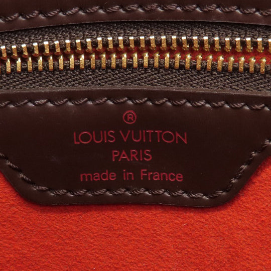 LOUIS VUITTON Tote Bag N51128 Damier canvas Brown Uzes Damier Ebene Women Used Authentic