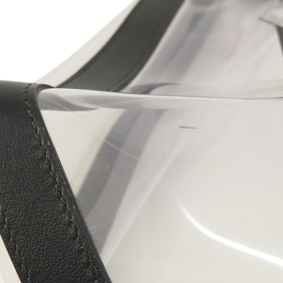 VALENTINO Handbag leather Transparent Clear tote