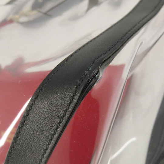 VALENTINO Handbag leather Transparent Clear tote