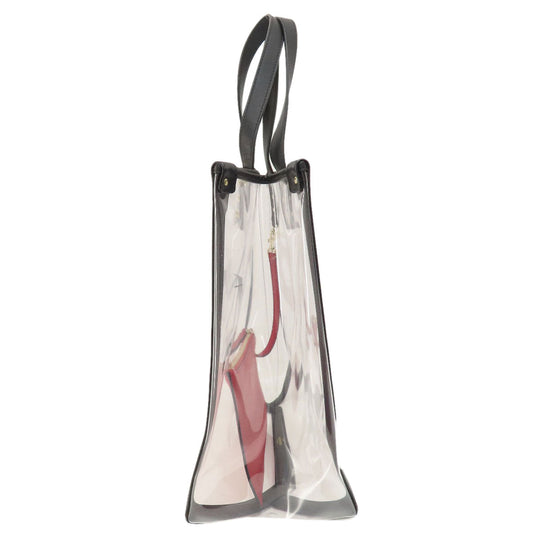 VALENTINO Handbag leather Transparent Clear tote