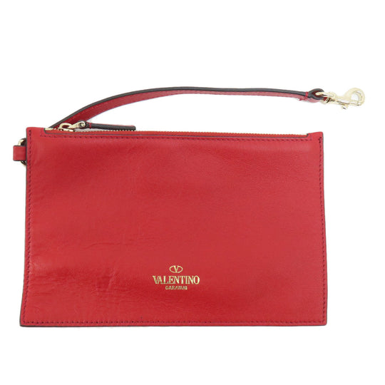 VALENTINO Handbag leather Transparent Clear tote