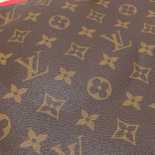 LOUIS VUITTON Tote Bag M41175 Monogram canvas Brown Pallas Monog Lamb