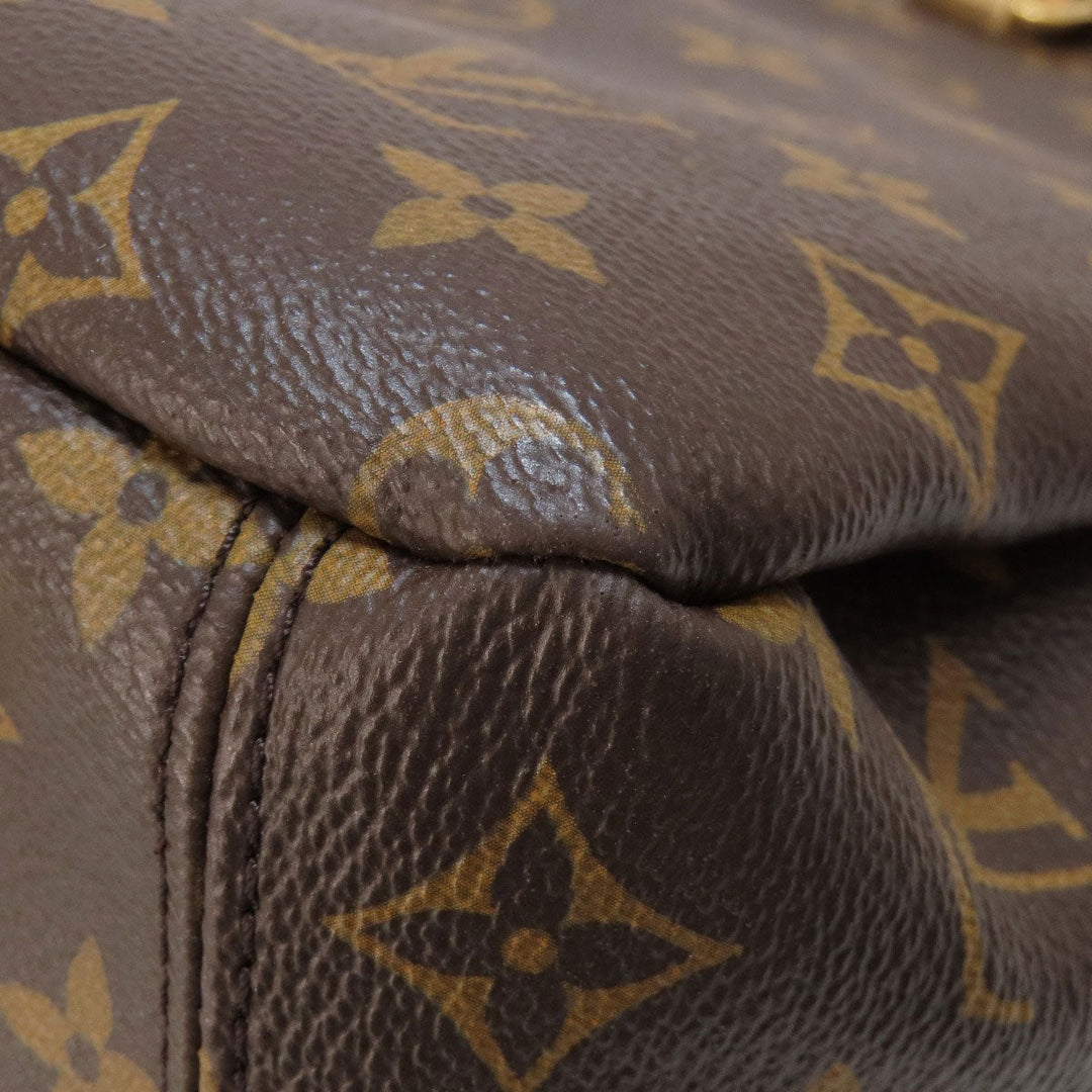 LOUIS VUITTON Tote Bag M41175 Monogram canvas Brown Pallas Monog Lamb