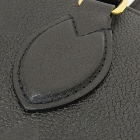LOUIS VUITTON Tote Bag M44925 Monogram Ann Platt black On the Go GM Monogram Empreinte