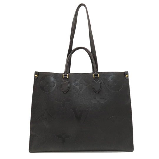 LOUIS VUITTON Tote Bag M44925 Monogram Ann Platt black On the Go GM Monogram Empreinte