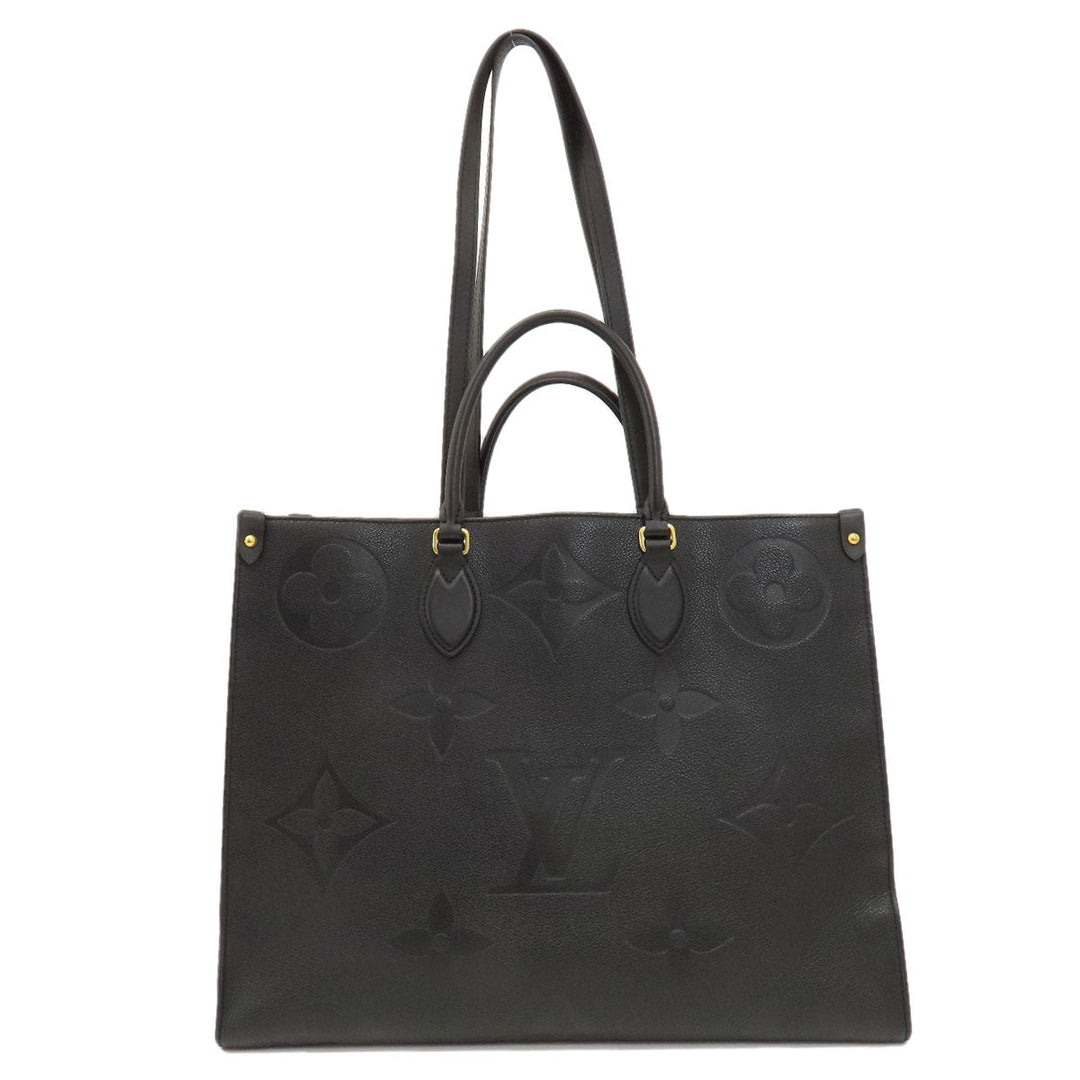 LOUIS VUITTON Tote Bag M44925 Monogram Ann Platt black On the Go GM Monogram Empreinte