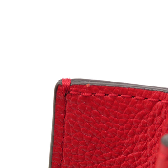 MICHAEL KORS Handbag leather Red 2WAY Women Used Authentic