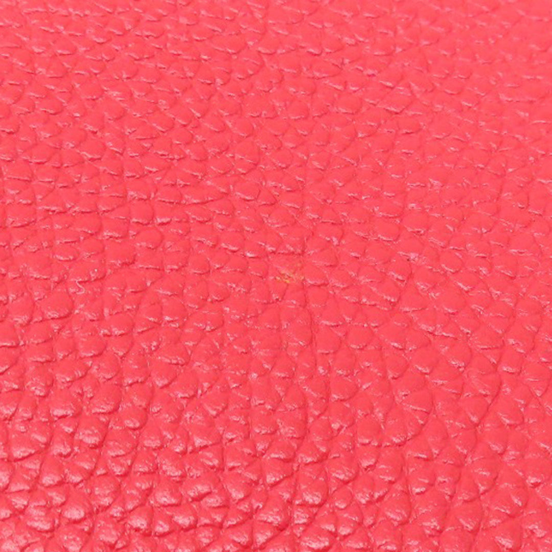 MICHAEL KORS Handbag leather Red 2WAY Women Used Authentic