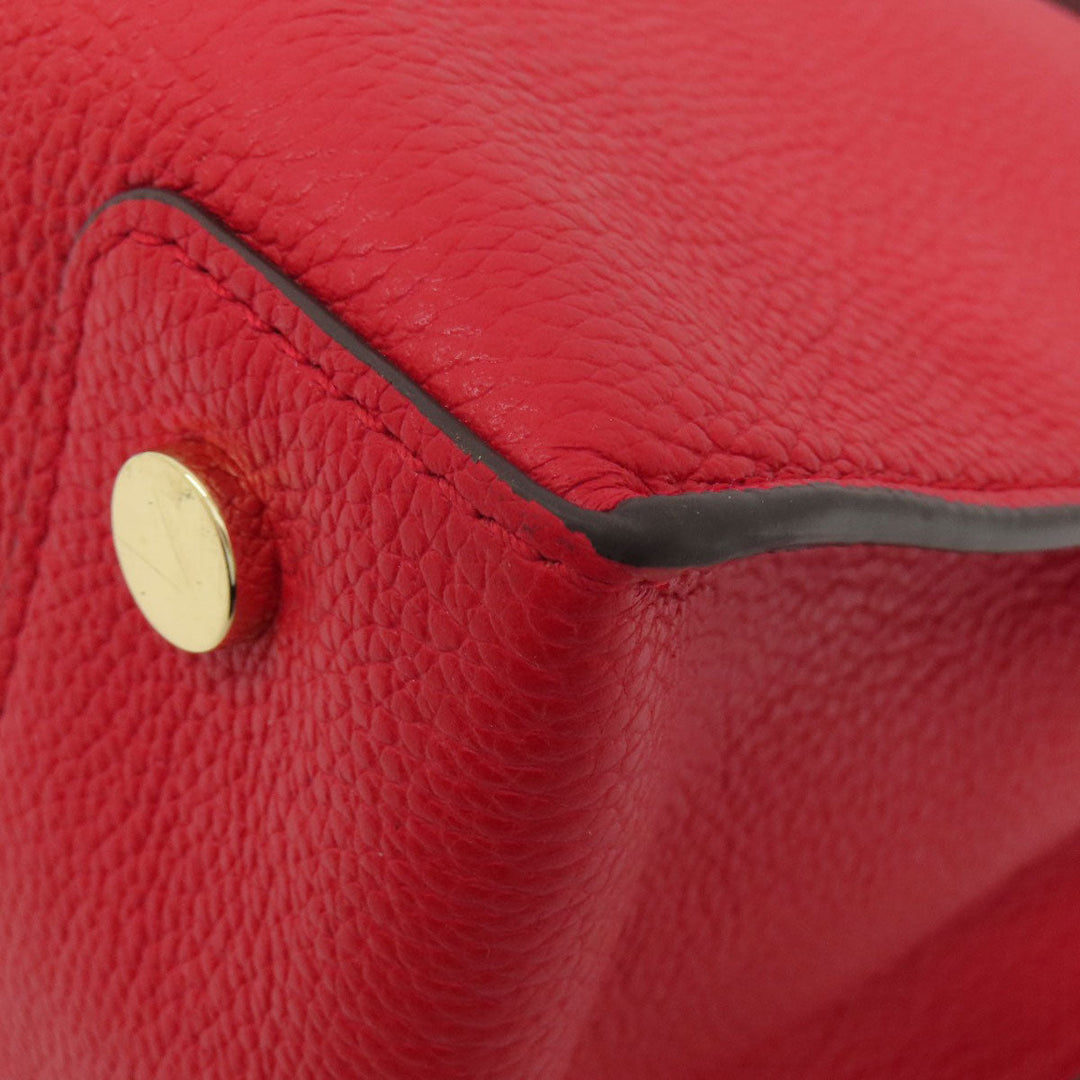 MICHAEL KORS Handbag leather Red 2WAY Women Used Authentic