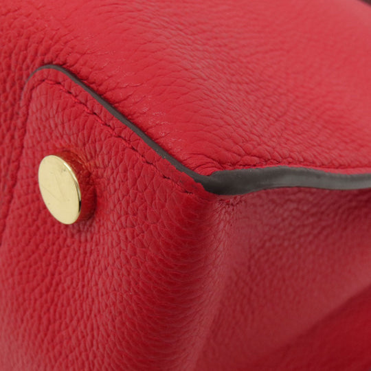 MICHAEL KORS Handbag leather Red 2WAY Women Used Authentic