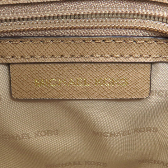 MICHAEL KORS Handbag leather Red 2WAY Women Used Authentic