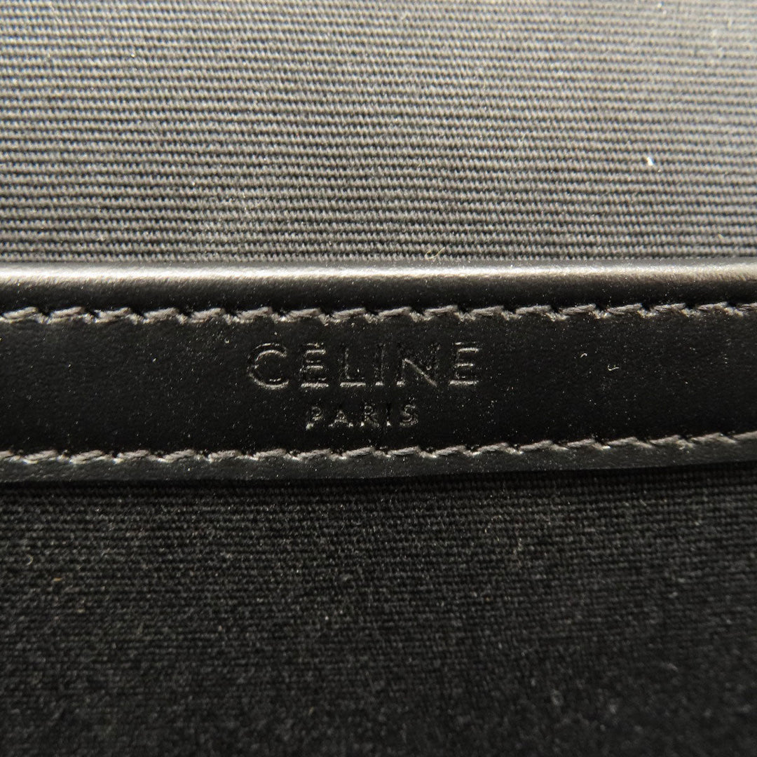 CELINE Shoulder Bag PVC, Leather Brown Triomphe Women Used Authentic