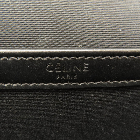 CELINE Shoulder Bag PVC, Leather Brown Triomphe Women Used Authentic