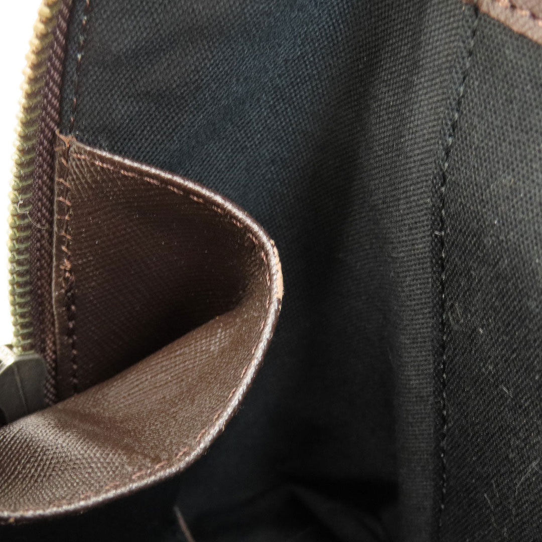 BURBERRY Handbag Canvas, Leather Brown Nova Check Women Used Authentic