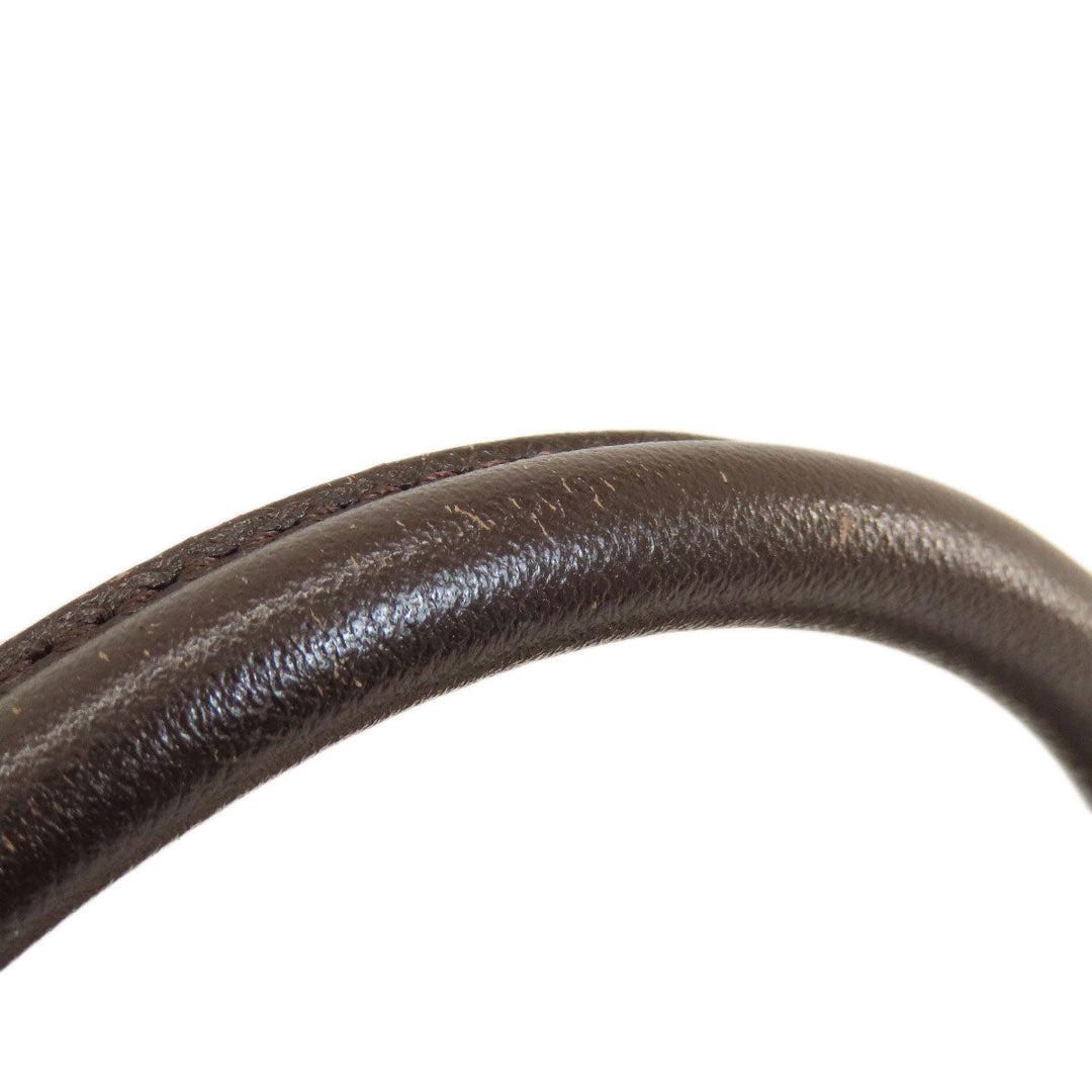 BURBERRY Handbag Canvas, Leather Brown Nova Check Women Used Authentic