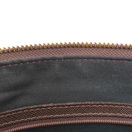 BURBERRY Handbag Canvas, Leather Brown Nova Check Women Used Authentic