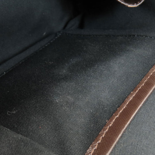 BURBERRY Handbag Canvas, Leather Brown Nova Check Women Used Authentic